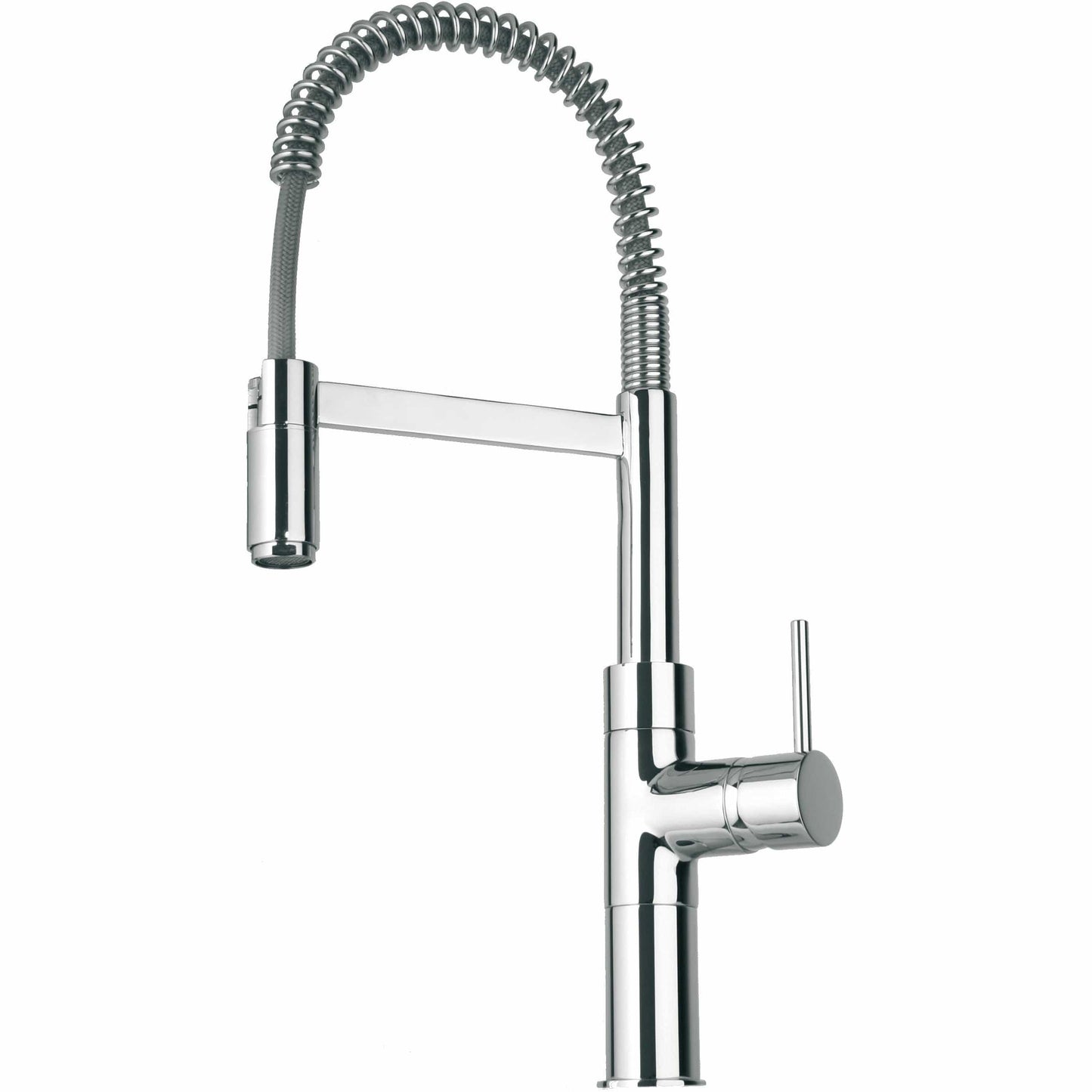 LATOSCANA Elba Single Handle Kitchen Faucet With Spring Sprout, Chrome - 78CR556 - Manor House Sinks