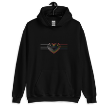 Load image into Gallery viewer, Rainbow Heart Ombre Unisex Hoodie