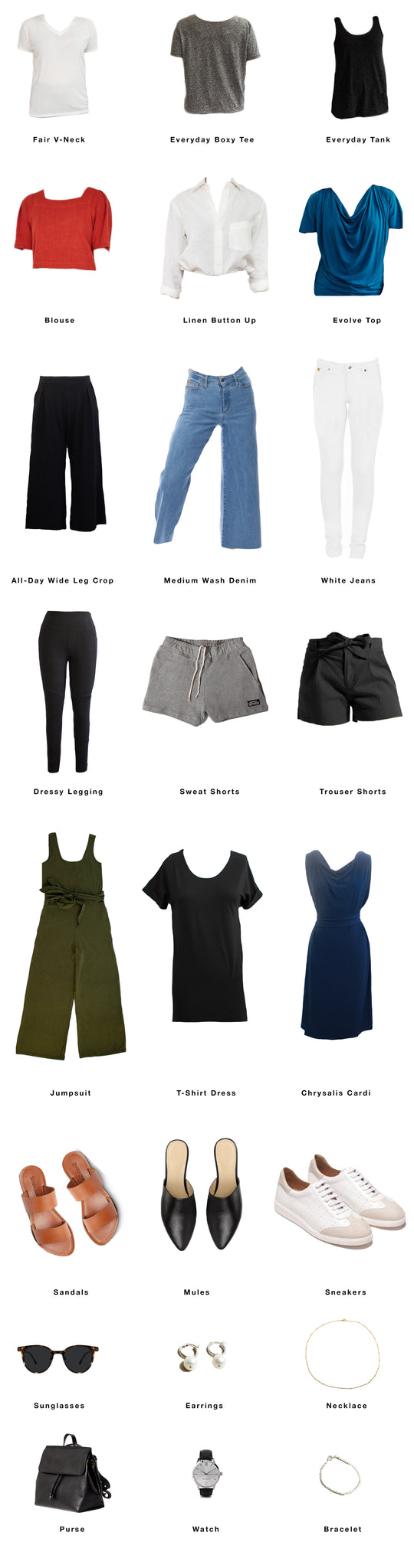 The French Minimalist Capsule Wardrobe - Summer 2023 Collection