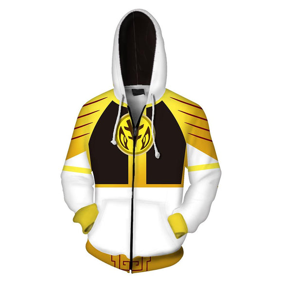 power rangers zip up hoodie