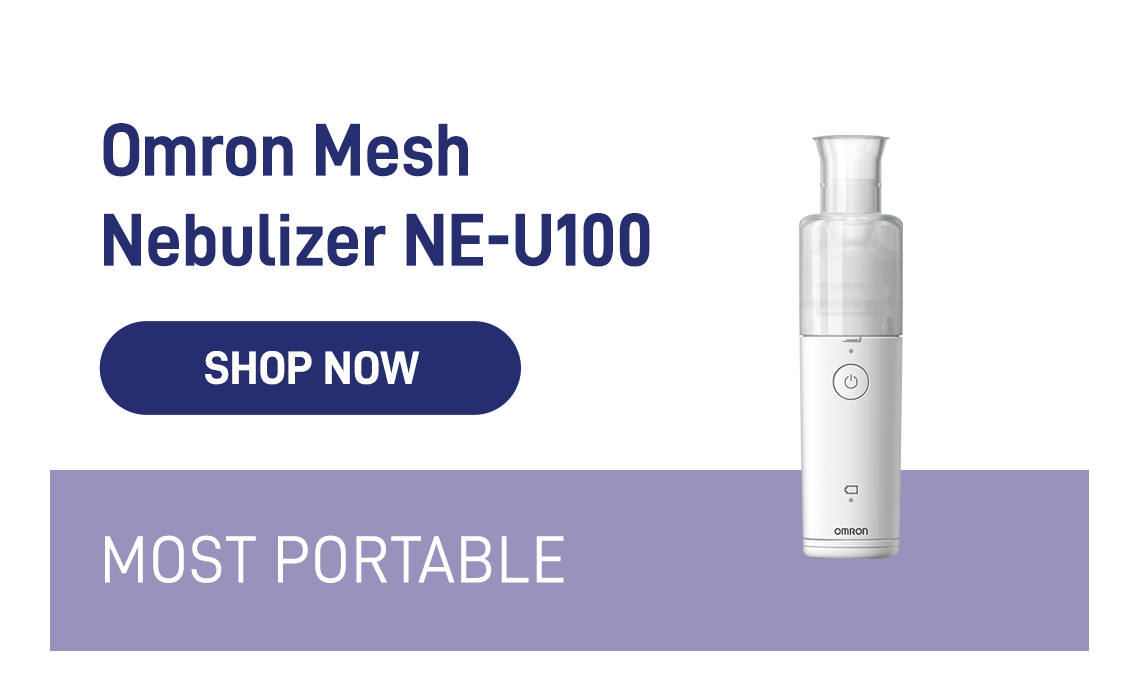 Omron U100. The best of the best in portable nebulizers.