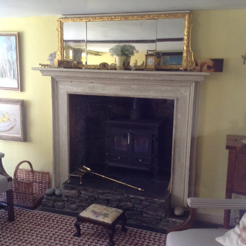 Regency Pine and Gesso fire surround