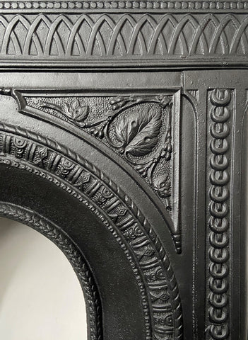 Cast iron fire surround