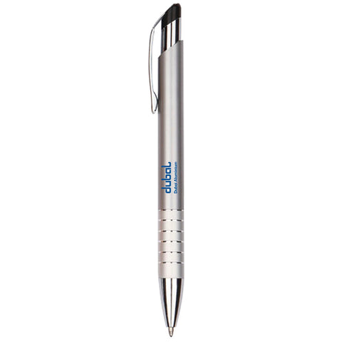 Plastic Pens  Top Spin Silver Pen RTR10083