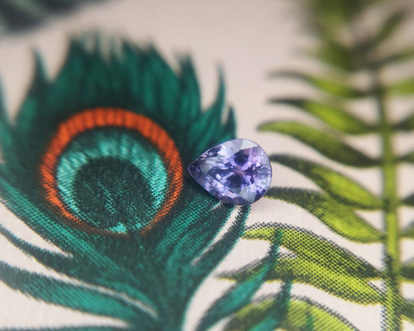 Purple Sapphire Gemstone by Bena Jewelry Designer in Montreal