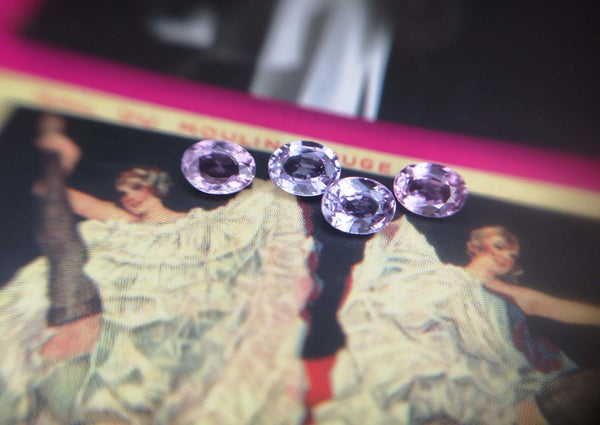 Oval Shape Purple Sapphire Gemstone Bena Jewelry Montreal