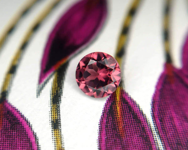 Round Shape Rhodolite Garnet Round Shape Gemstone by Bena Jewelry