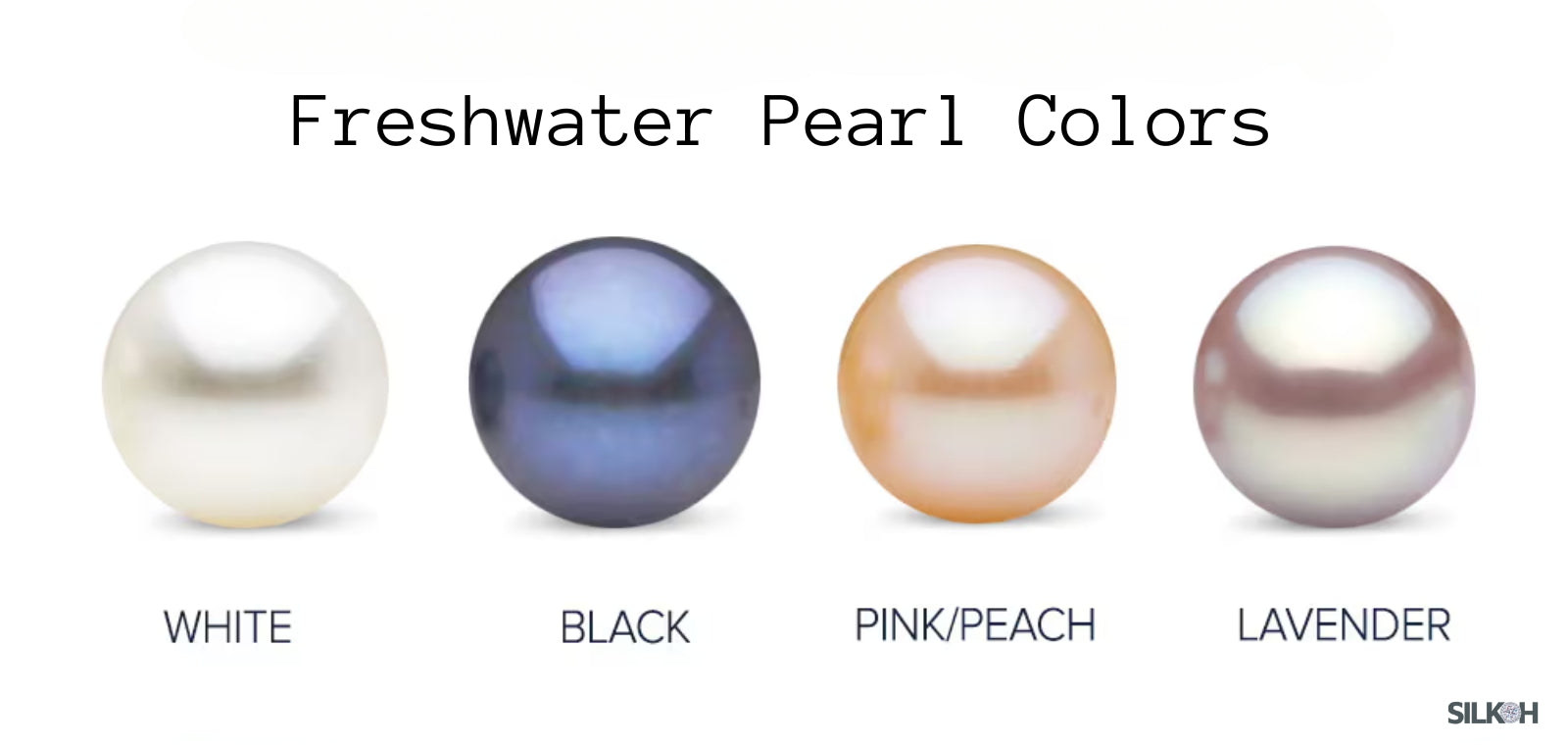 common freshwater pearl colors