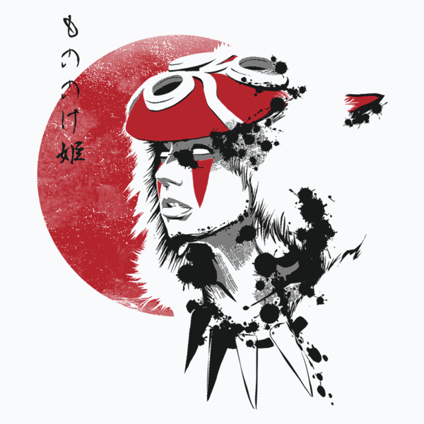 Download Princess Mononoke - A Fantasy Tale with a Message - Pop Up Tee