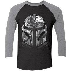 helmet mandalorian baseball shirt