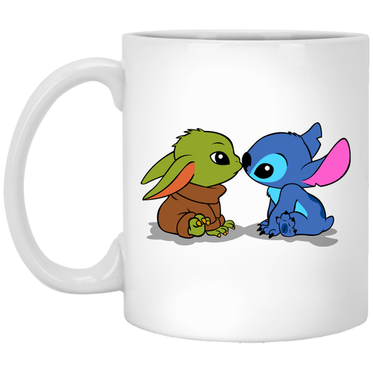 Baby Yoda Hug 11oz Mug – Pop Up Tee
