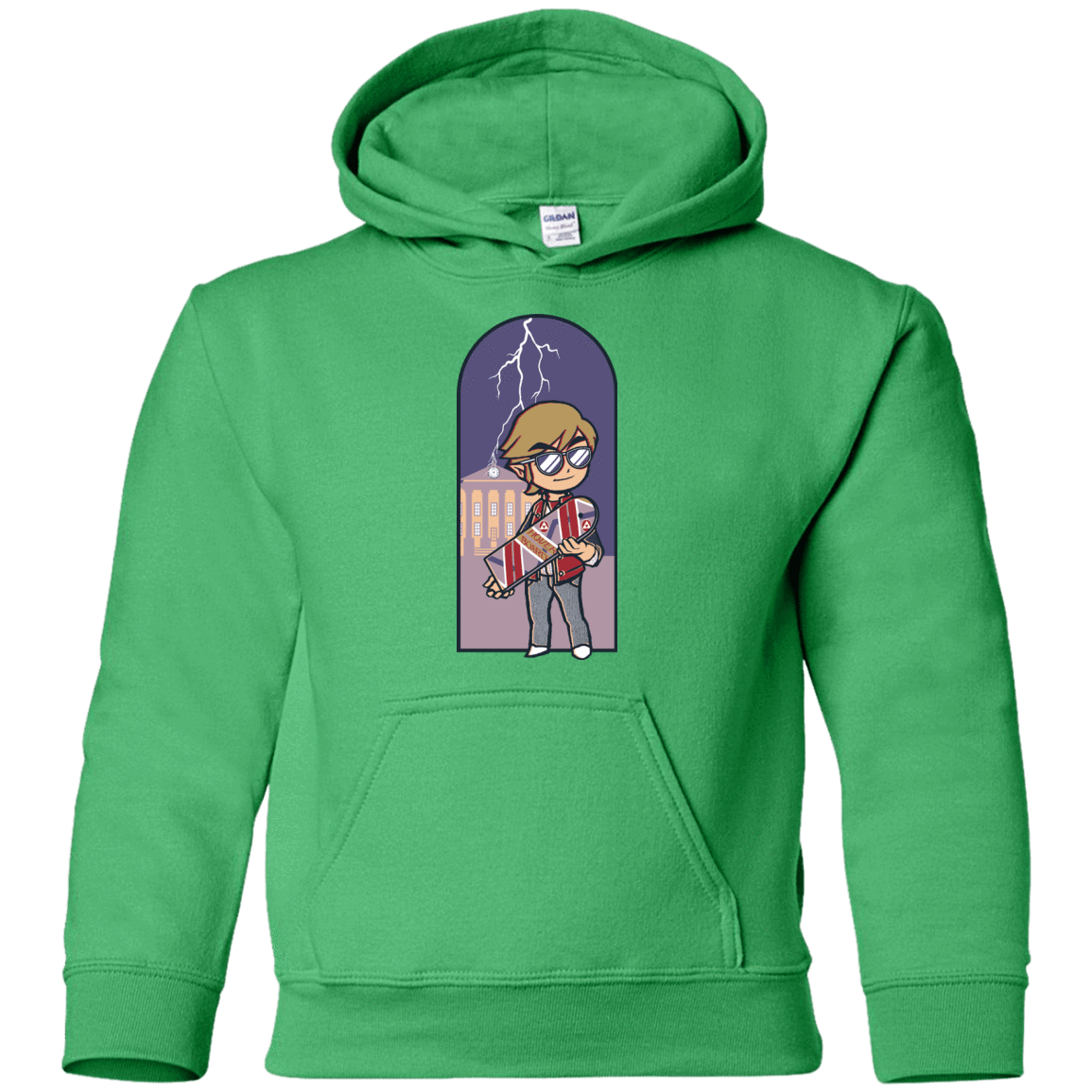 Sweatshirts Irish Green / YS A Link to The Future Youth Hoodie