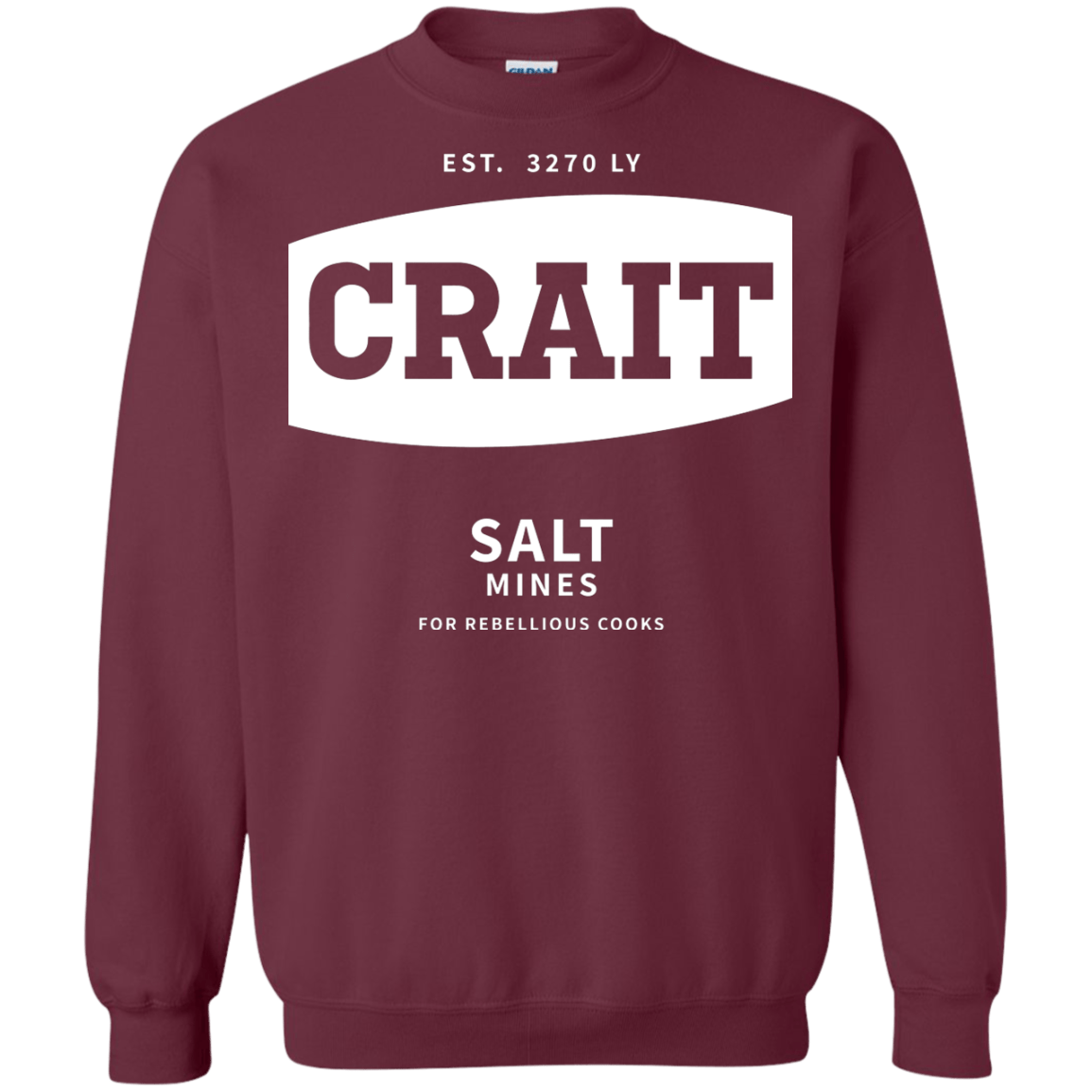 Sweatshirts Maroon / S Crait Saxa Salt Crewneck Sweatshirt