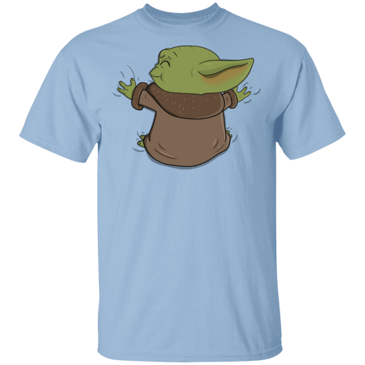 Baby Yoda hug teach Hippie peace t-shirt, unisex shirt