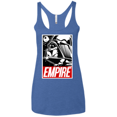 T-Shirts Vintage Royal / X-Small EMPIRE Women's Triblend Racerback Tank