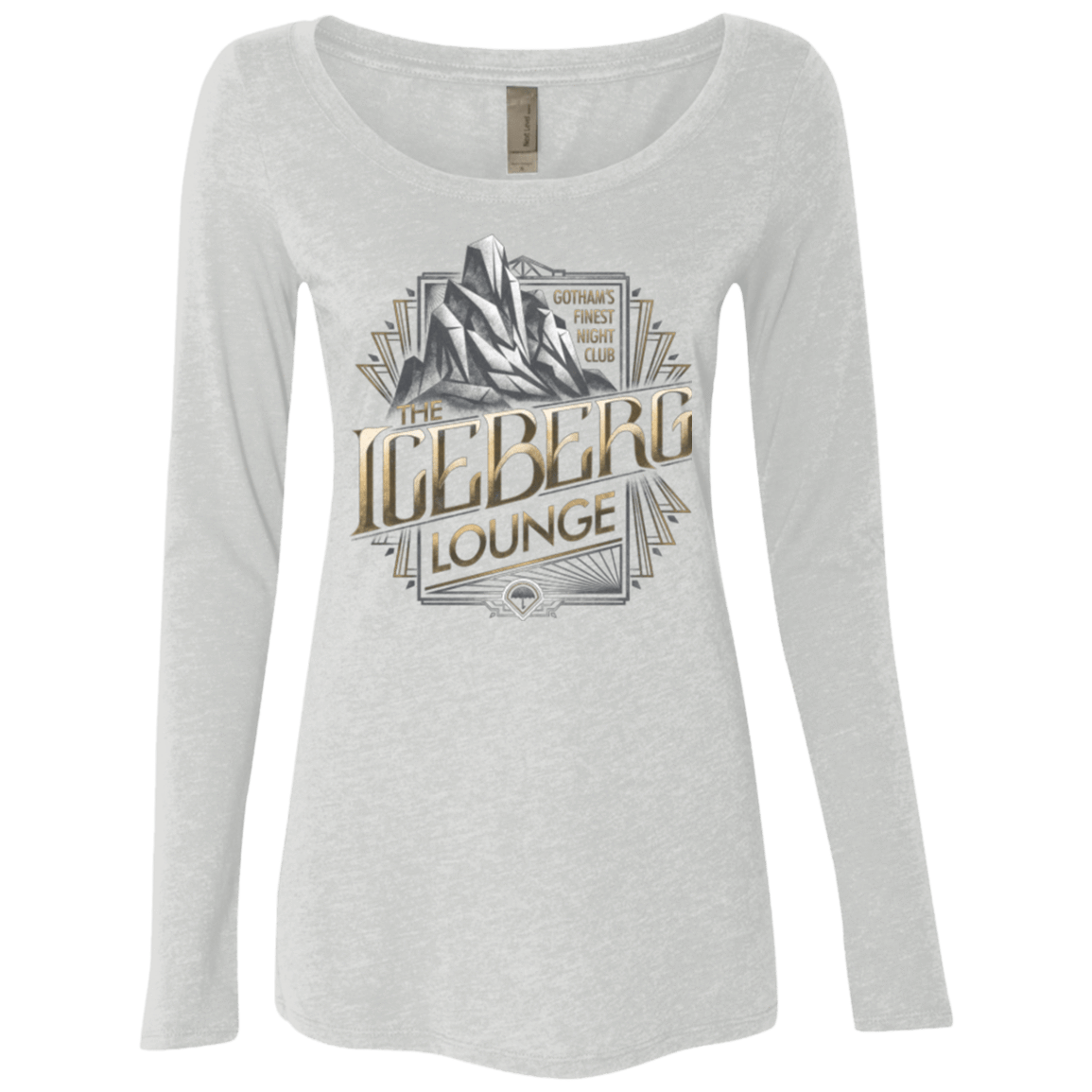 T-Shirts Heather White / Small Iceberg Lounge Women's Triblend Long Sleeve Shirt
