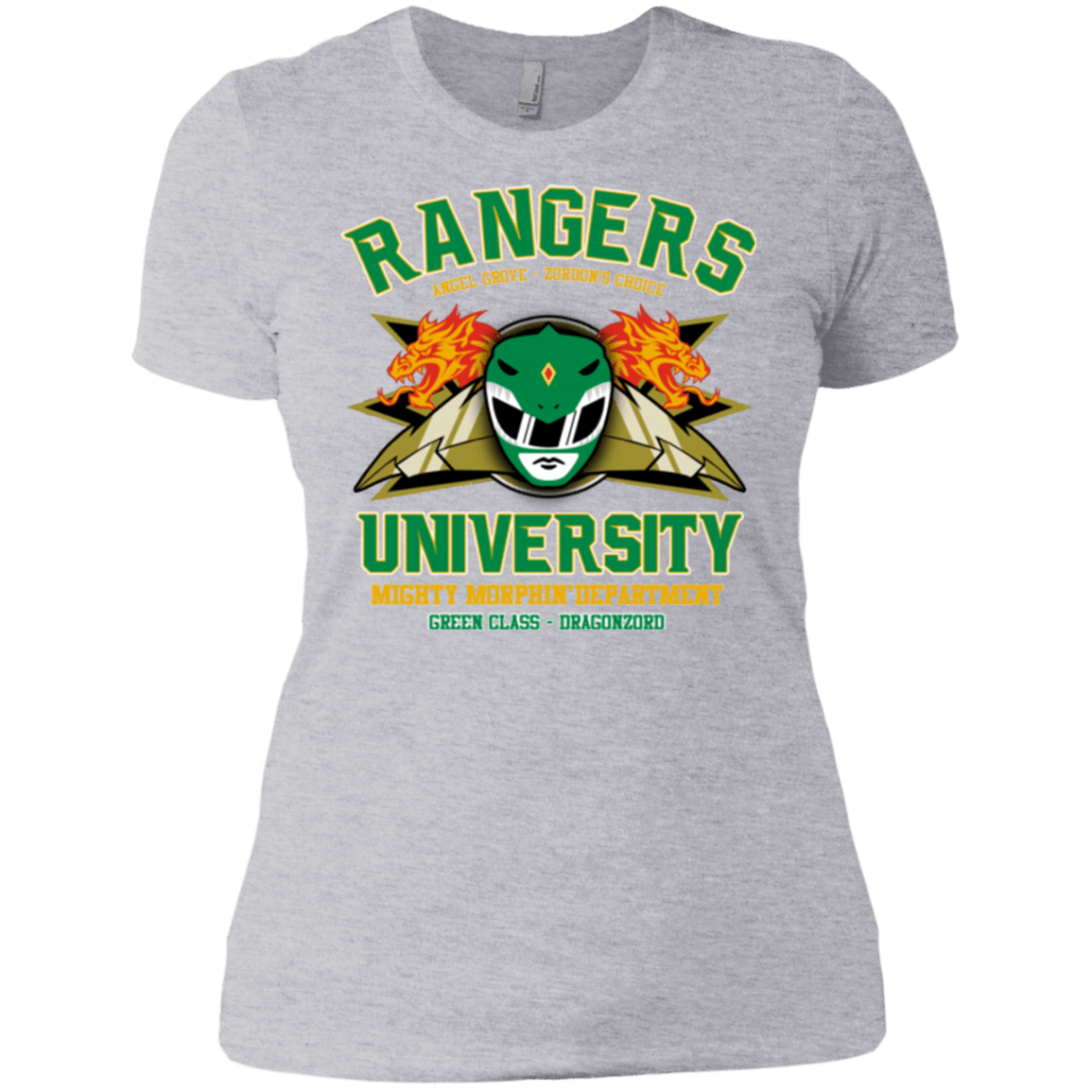 Rangers U Green Ranger Women's Premium T-Shirt – Pop Up Tee