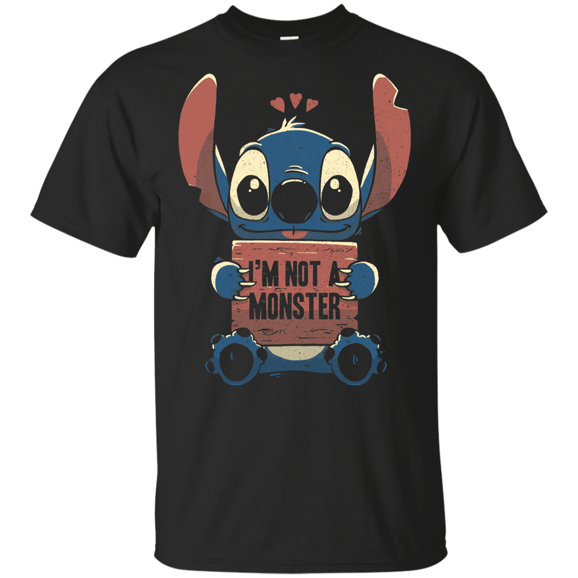 Stitch Not a Monster Youth T-Shirt – Pop Up Tee