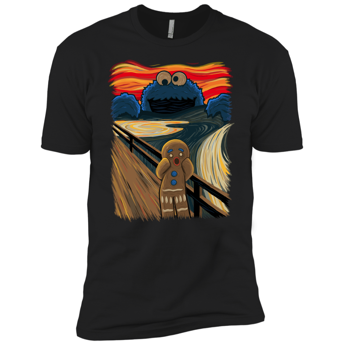 Monster Shirt. The Cookie Scream Unisex T-Shirt. 100% Cotton