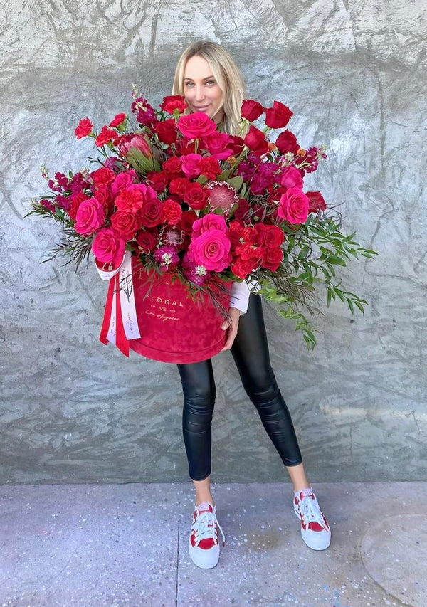 I Love you box!!🥰😍❤️(Red & Gold Roses!!)🌹💛, By Nicole's Flower  Creations