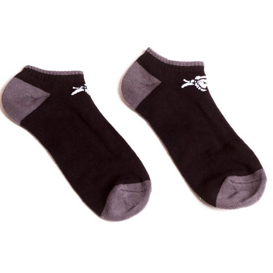 Animal Low Cut Socks - Black/Grey