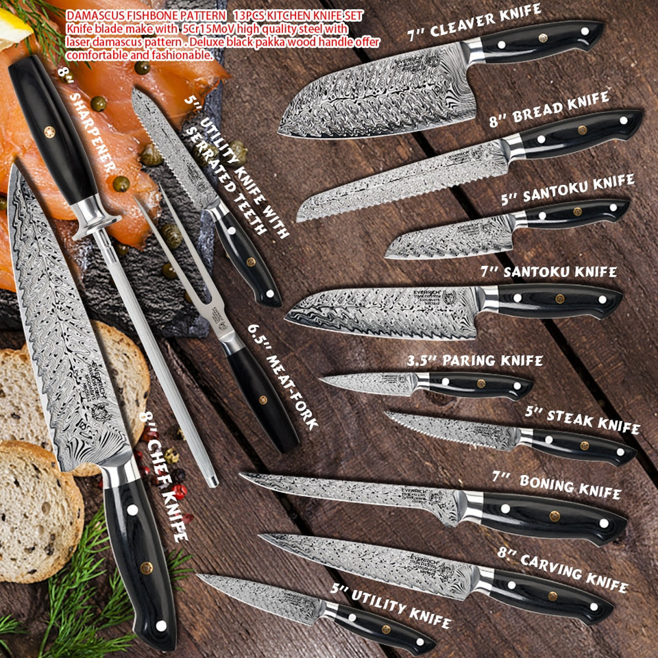 culinary chef knife set