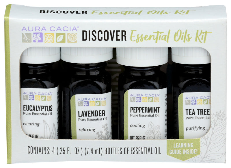 Aura Cacia: Discover Essential Oils Kit, 1 Oz