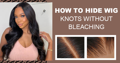 how to bleach knots on wig without bleach