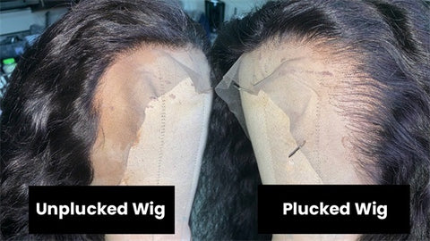 The difference between plucked and unplucked hairline 😍😍 for a
