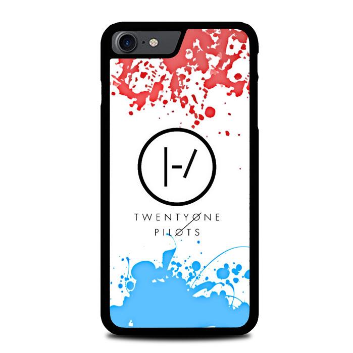 21 Twenty One Pilots Red Blue Z4417 iPhone 7 , iPhone 8 coque