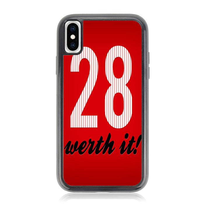 28 Werth It Jayson Werth Z7112 iPhone X, XS coque