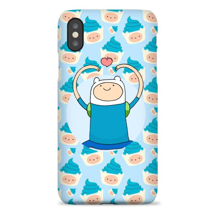 Coque iphone 5 6 7 8 plus x xs 11 pro max Adventure Time Finn In Love