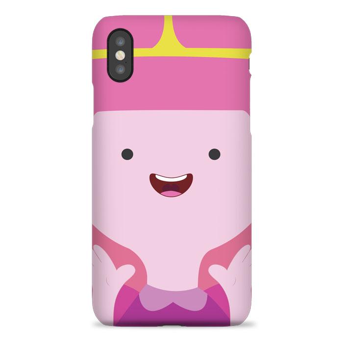 Coque iphone 5 6 7 8 plus x xs 11 pro max Adventure Time Princess Bubblegum Face