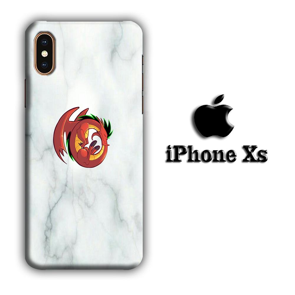 American Dragon Marble coque 3D iPhone Xs