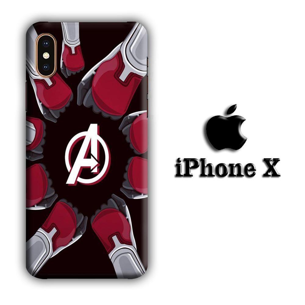 Avengers End Game Hand coque 3D iphone X
