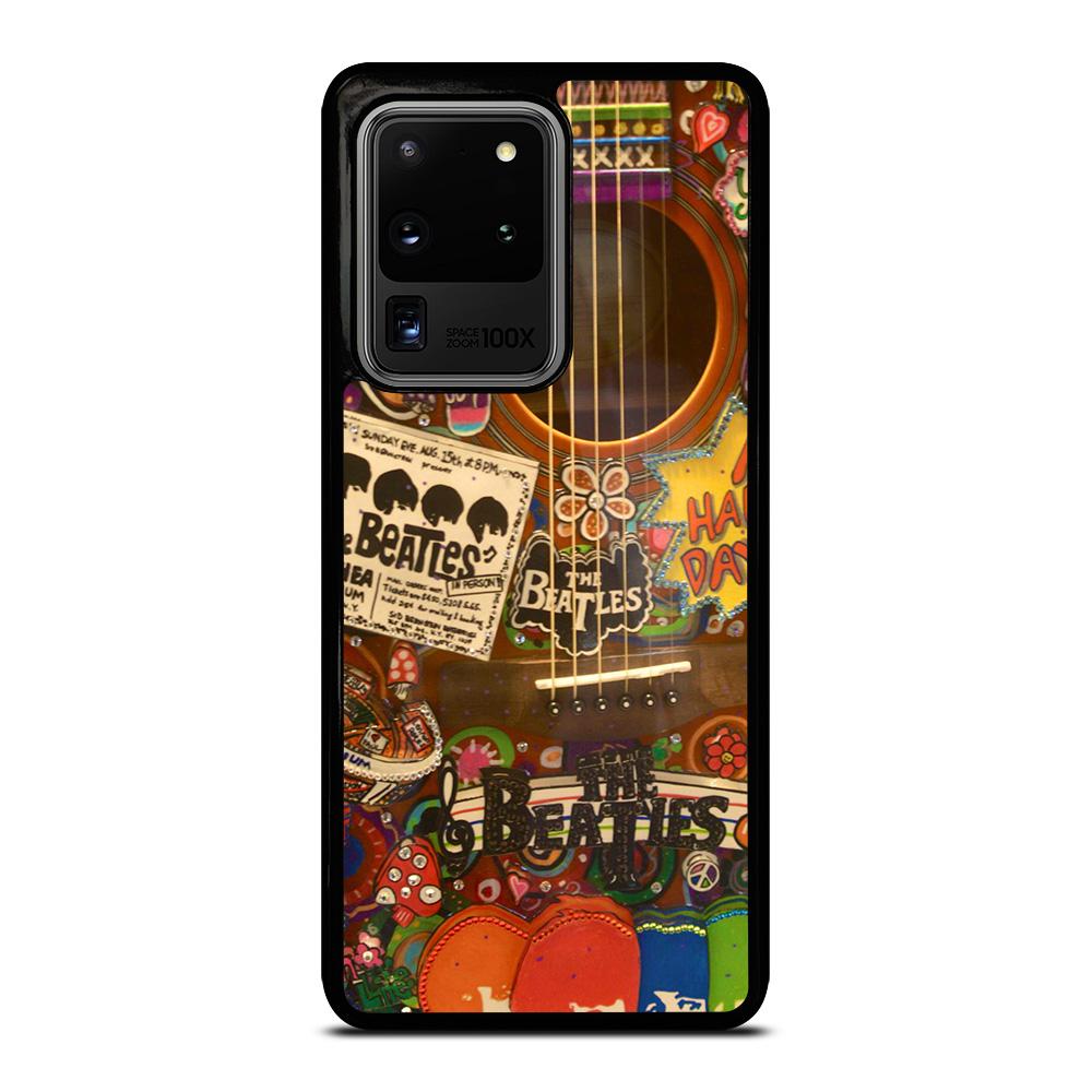 coque custodia cover fundas hoesjes j3 J5 J6 s20 s10 s9 s8 s7 s6 s5 plus edge D11995 BEATLES GUITAR COLLAGE Samsung Galaxy S20 Ultra Case