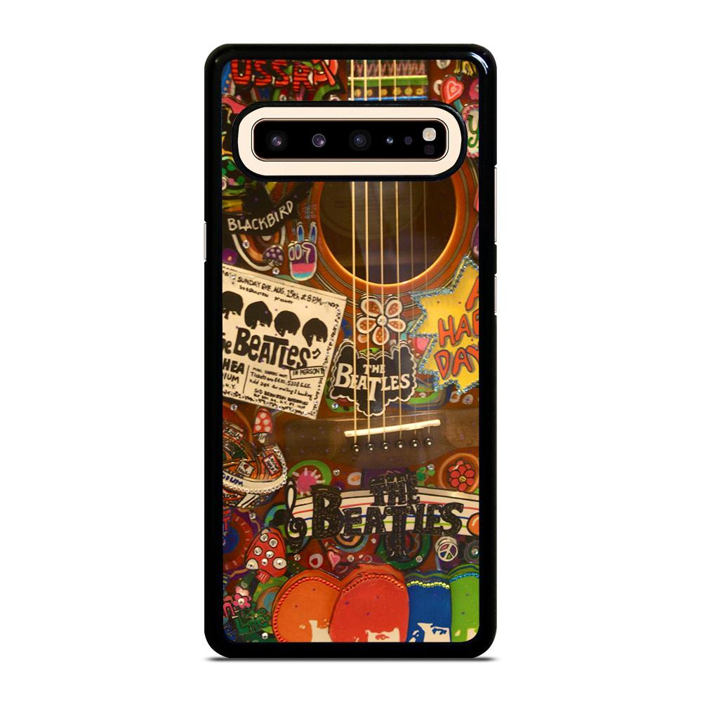 coque custodia cover fundas hoesjes j3 J5 J6 s20 s10 s9 s8 s7 s6 s5 plus edge D11990 BEATLES GUITAR COLLAGE Samsung Galaxy S10 5G Case