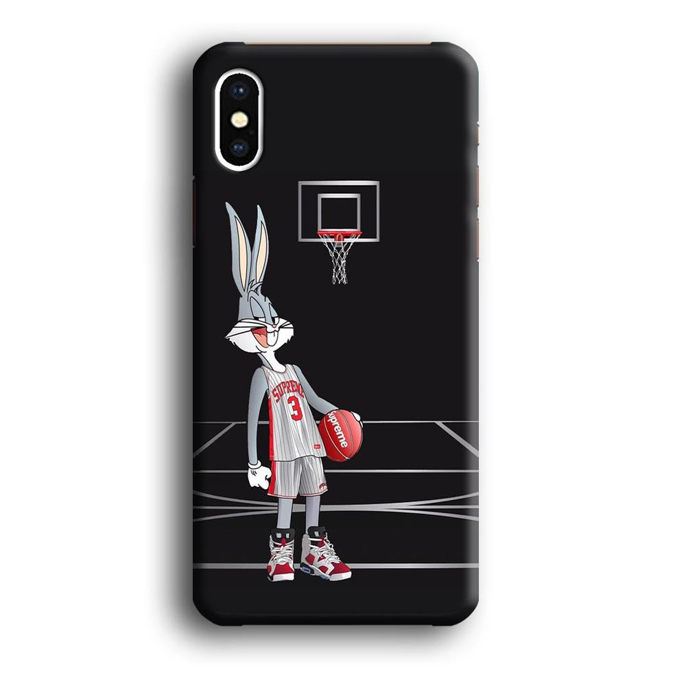Bugs Bunny Supreme Basket coque 3D iPhone Xs