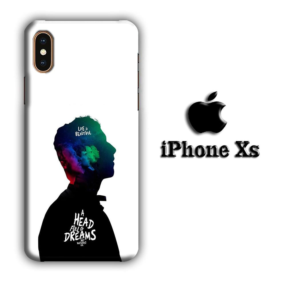 COLDPLAY Life Is Beautifull coque 3D iPhone Xs