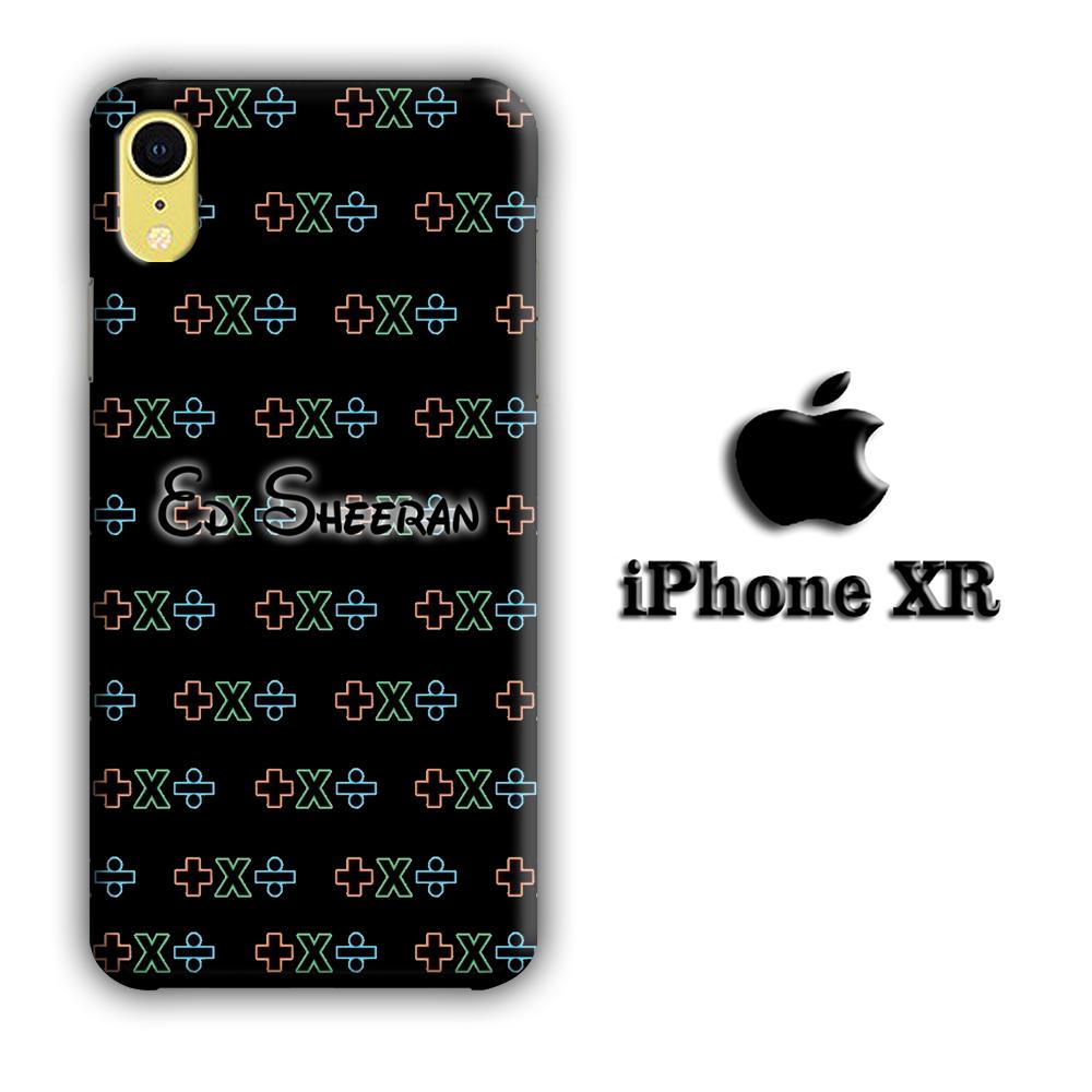 Ed Sheeran Mathematics Logo Black coque 3D iPhone XR