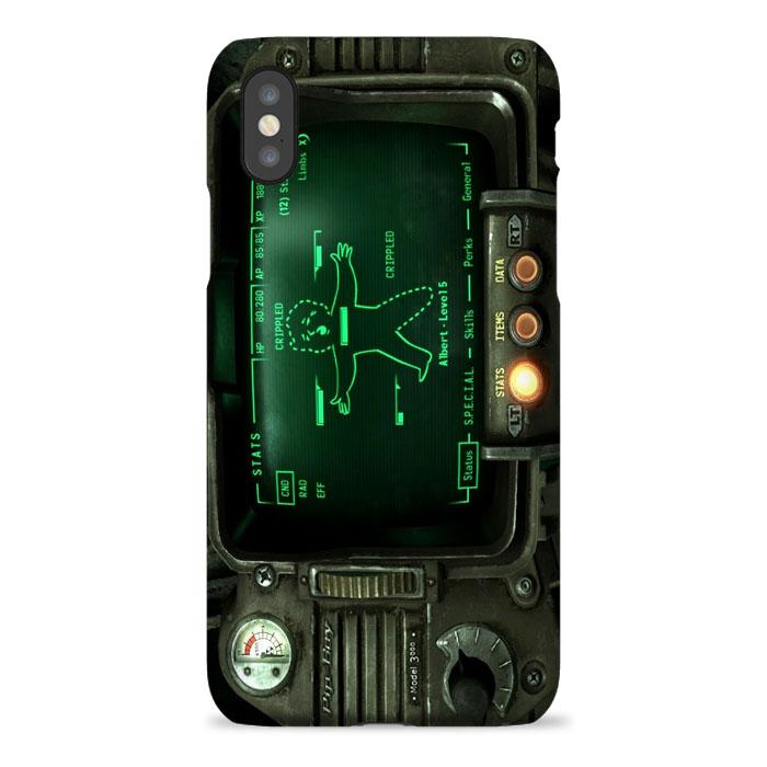 Coque iphone 5 6 7 8 plus x xs 11 pro max Fallout 3 Pib Boy 3000