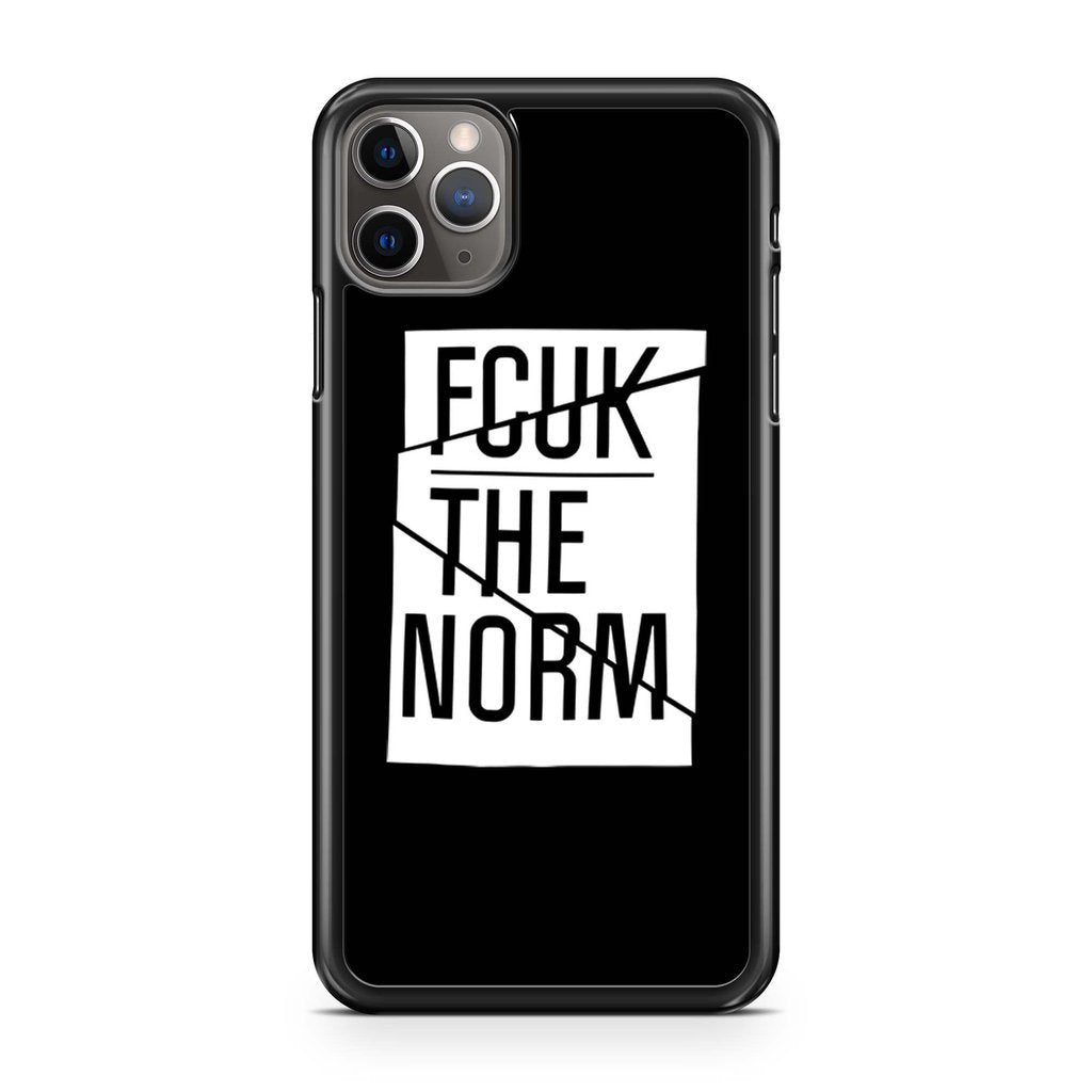 coque custodia cover case fundas hoesjes iphone 11 pro max 5 6 6s 7 8 plus x xs xr se2020 pas cher p9884 Fuck The Norm Iphone 11 Pro Max Case