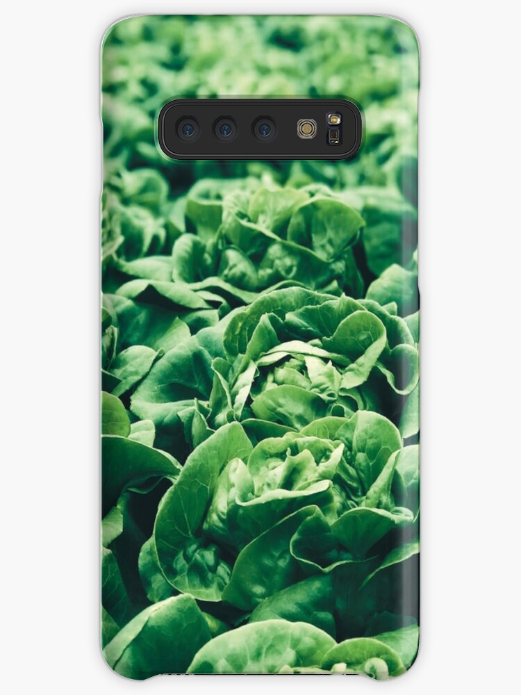 Green vegetables pattern. Coque Samsung S10