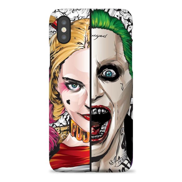 Coque iphone 5 6 7 8 plus x xs 11 pro max Harley Quinn Joker Joke