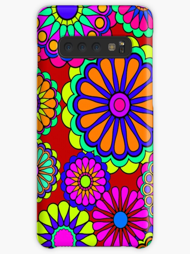 Hippy Flower Daisy Spring Pattern Coque Samsung S10