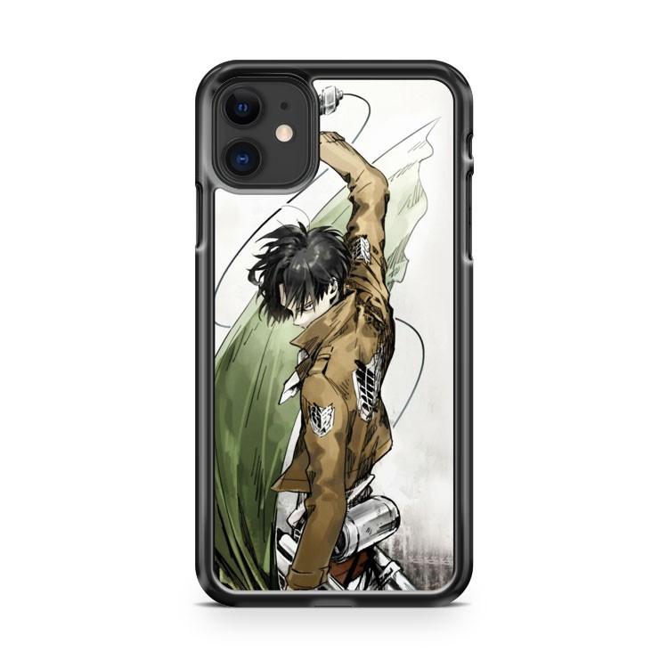 Attack on Titan Levi And Eren Moment iphone 5/6/7/8/X/XS/XR/11 pro case cover