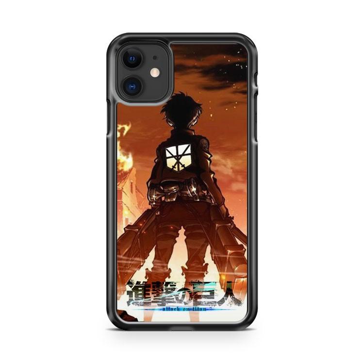 ATTACK ON TITAN CLEANING LEVI CHIBI iphone 5/6/7/8/X/XS/XR/11 pro case cover