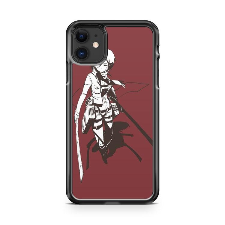 attack on titan logo iphone 5/6/7/8/X/XS/XR/11 pro case cover