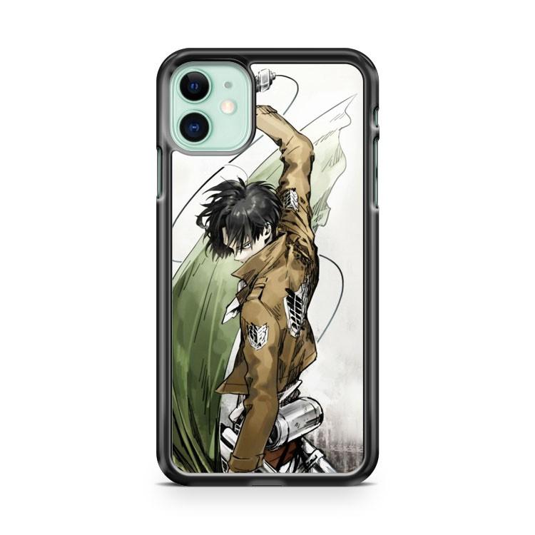 ATTACK ON TITAN LEVI 3 iphone 5/6/7/8/X/XS/XR/11 pro case cover