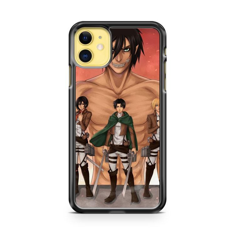 ATTACK ON TITAN CLEANING LEVI 4 iphone 5/6/7/8/X/XS/XR/11 pro case cover